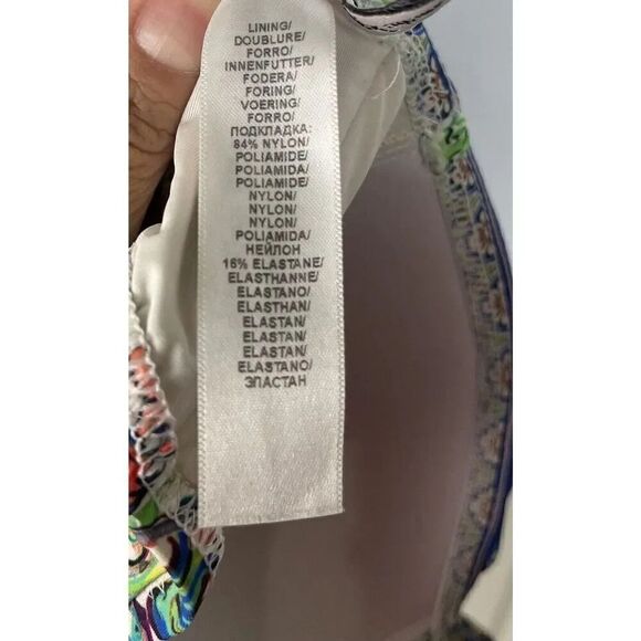 Nanette‎ Lepore Greek Tiles Tease Bandeau Women’s Size Small - Picture 6 of 12